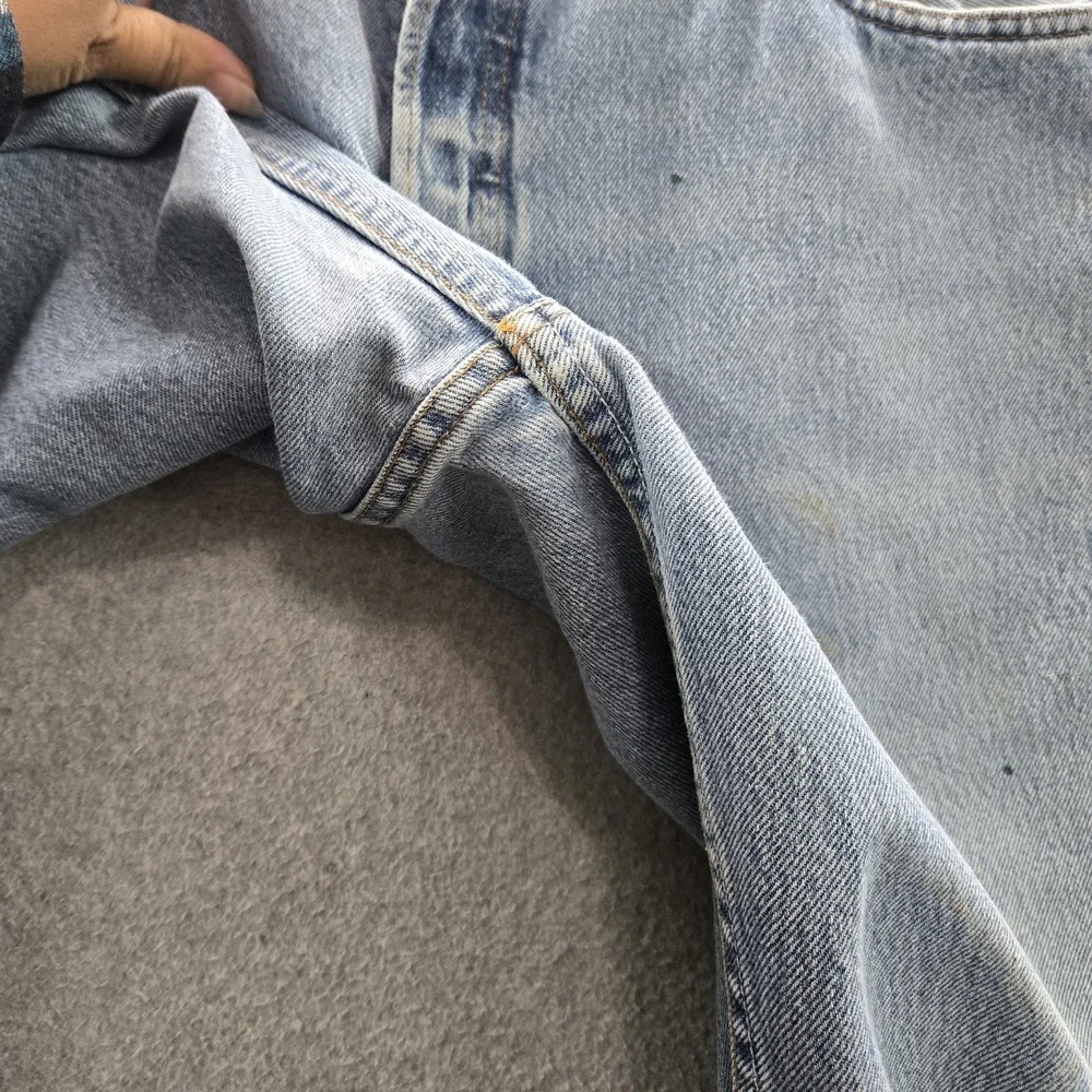 VINTAGE Levi's 501 Men Jeans 36X30 Blue Denim Original Fit Straight Y2K READ